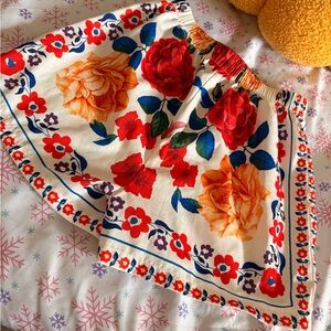 Floral Print 8year old girl shorts